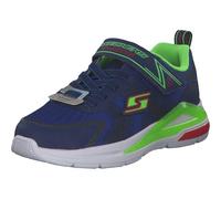 Skechers 401660L NVLM, Baskets, Navy Textile/Lime & Red Trim,