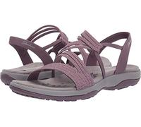 Skechers 41180 Femme Sandales Bout Ouvert, Violet (Plum Gore Plum), 36 EU