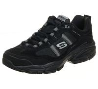 Skechers Baskets basses Vigor 20 Trait Memory Foam Lacets Synthétique Noir Taille 46