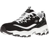 Skechers 52675 Homme Baskets, Noir (Black Trubuck/White Mesh/Silver Trim BKW), 45.5 EU