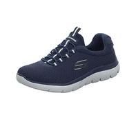Skechers Homme Summits Sneaker, Navy Mesh/Trim, 41.5 EU