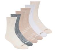 Skechers 6 Pack Core Crew Moyen Chaussettes en Brun Clair