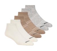 Skechers 6 Pack Core Quarter Moyen Chaussettes en Beige