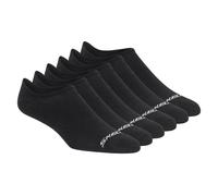 Skechers 6 Pack hommes's Baskets Liner Chaussettes en Noir, Pointure Grand