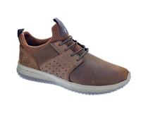 Baskets basses hommes Skechers DELSON AXTON Marron 43