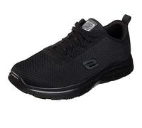 Skechers 77125EC Homme Baskets, Noir (Black Mesh/Water & Stain Repellent Treatment Blk), 46 EU
