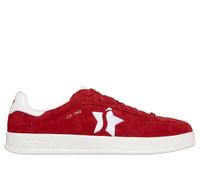 Skechers Baskets Academy Court Charm pour Femme, Rouge, 37 EU