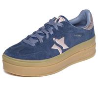 Skechers Academy Hi Elevated Essence Baskets pour Femme, Bleu Marine, 40 EU