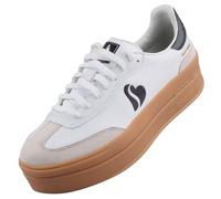 Skechers Academy HI - Stacked Hearts 185435-WBK Baskets pour femme, blanches