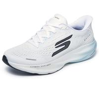 Skechers Aero Spark Baskets à enfiler mains libres pour homme, blanc/bleu clair, pointure 41
