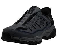 Skechers Afterburn M. Fit Ridgeburn Mocassins mains libres pour homme, charbon, 10 Wide