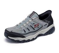 Skechers Afterburn M. Fit Ridgeburn Pantoufles à Enfiler pour Homme, Gris/Noir, 43 EU