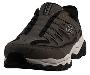 Skechers Afterburn M. Fit Ridgeburn Pantoufles à Enfiler pour Homme, Marron, 44 EU