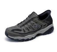 Skechers Afterburn M. Fit Ridgeburn Slip-in Chaussures à Enfiler pour Homme Mocassin, Marron, 41 EU