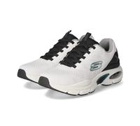 Skechers air Ventura Baskets pour Homme, Bordure Noire synthétique en Maille Blanche, 39 EU