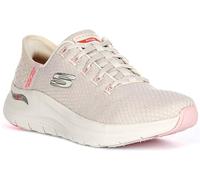 Skechers Baskets femme Arch Fit 2.0 G tige tricot technique Vgn Wear beige 41 EU