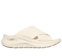 Skechers Arch Fit 2.0 Sandal -Still The One Chaussures Moyen Width en Blanc Cassé, Pointure 37, Vegan, Lavable en machine
