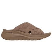 Skechers Arch Fit 2.0 Sandal -Still The One Chaussures Moyen Width en Moka, Pointure 36, Vegan, Lavable en machine