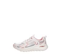 Skechers Chaussures Arch Fit 2.0 Vintage Luxe Femme cuir rose mesh gris 38 EU