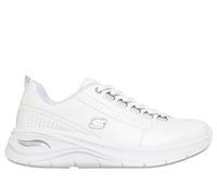 Skechers Arch Fit 3.0 - Daily Icon Chaussures Moyen Width en Blanc/Argent, Pointure 37.5