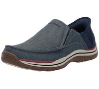 Skechers Arch Fit Arcade-Forever Chaussures Confortables Mains Libres pour Femme, Bleu, 10.5
