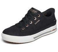 Skechers Arch Fit Arcade-See Ya There Baskets à Enfiler Mains Libres pour Femme, Noir véritable., 39 EU