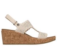 Skechers Arch Fit Beverlee 2.0 -My Fav Chaussures Moyen Width en Blanc Cassé, Pointure 37, Vegan