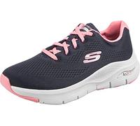 Skechers Chaussures Arch Fit Big Appeal bleu foncé, rose et blanc Femme 40