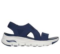 Skechers Arch Fit - Brightest Day Chaussures Moyen Width en Bleu Marine, Pointure 36, Vegan, Lavable en machine