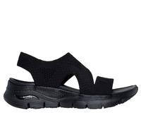 Skechers Arch Fit - Brightest Day Chaussures Moyen Width en Noir, Pointure 36, Vegan, Lavable en machine
