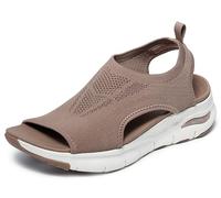 Skechers Arch Fit City Catch Sandales pour femmes, moka, 38 EU