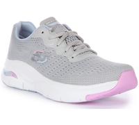 Skechers Arch Fit Vegan Femme Baskets Décontracté Gris Multicolore - 39
