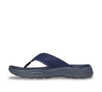 Skechers Arch Fit Motley Sd-Rigel Tongs en toile pour homme, Bleu marine, 45 EU