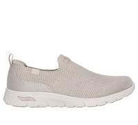 Skechers Arch Fit Refine 2.0 - Cascade Chaussures Moyen Width en Taupe, Pointure 37.5, Vegan, Lavable en machine