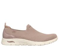 Skechers Arch Fit Refine 2.0 - Nora Chaussures Moyen Width en Taupe, Pointure 36, Vegan, Lavable en machine