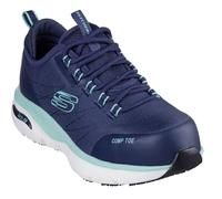 Skechers Arch Fit Sr EbinalFire Chaussures de sécurité pour femme, Textile synthétique bleu marine, 38 EU