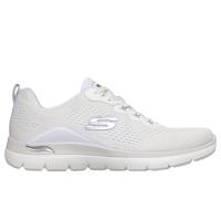 Skechers Arch Fit Summits - Daily Flow Chaussures Moyen Width en Blanc/Lavande, Pointure 37, Vegan, Lavable en machine