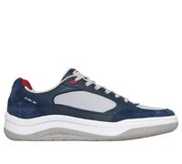 Skechers Arch Fit Wave Chaussures Moyen Width en Bleu Marine/Rouge, Pointure 42.5