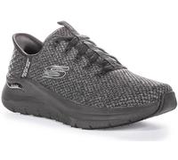 Skechers Homme Arch Fit 2.0 Look Ahead Basket, Black Knit, 47.5 EU