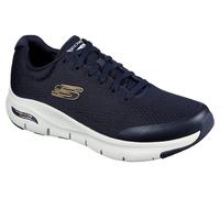 Skechers Homme Arch Fit Sneaker, Marine Textile Synthetic Trim, 47.5 EU