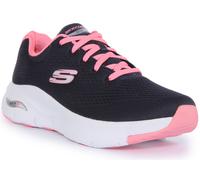 SKECHERS Arquée Compatible Avec Podologue Certifié Femmes Baskets Marine Rose 3