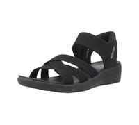 Skechers - Arya Flat Sandal - Femme - Chaussures - Noir - Taille: 37 EU