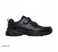 Skechers Avec Déchirures Et Mousse à Mémoire, en Simili Cuir Couleur BBK (Noir)
