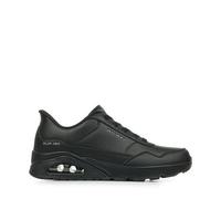 Skechers Homme Uno Banksia Luxe Fashion-Sneakers, Black Duraleather Mesh, 42 EU