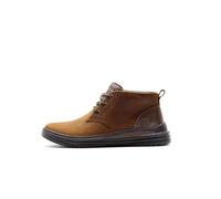 Skechers Baskets 204670 CDB pour Homme, Cuir Brun foncé, 44 EU