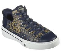 Skechers Baskets Homme Snoop One Double G Cuir imprimé bandana bleu marine doré 46 EU