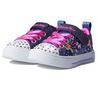 Skechers Baskets 314802n Nvmt pour Fille, Bordure Textile Bleu Marine, 4 UK