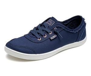 Skechers Baskets 33492w pour Femme, Bleu Marine, 7 Wide