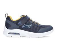 Skechers Baskets pour garçon - Bleu Marine - Synthétique - Orange et Bleu - Pointure 46, Textile Bleu Marine synthétique Orange Garniture Bleue, 29 EU