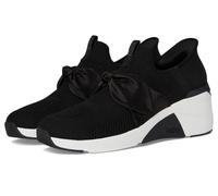 Skechers Baskets à Enfiler A Wedge-Enzie pour Femme, Noir, 36 EU